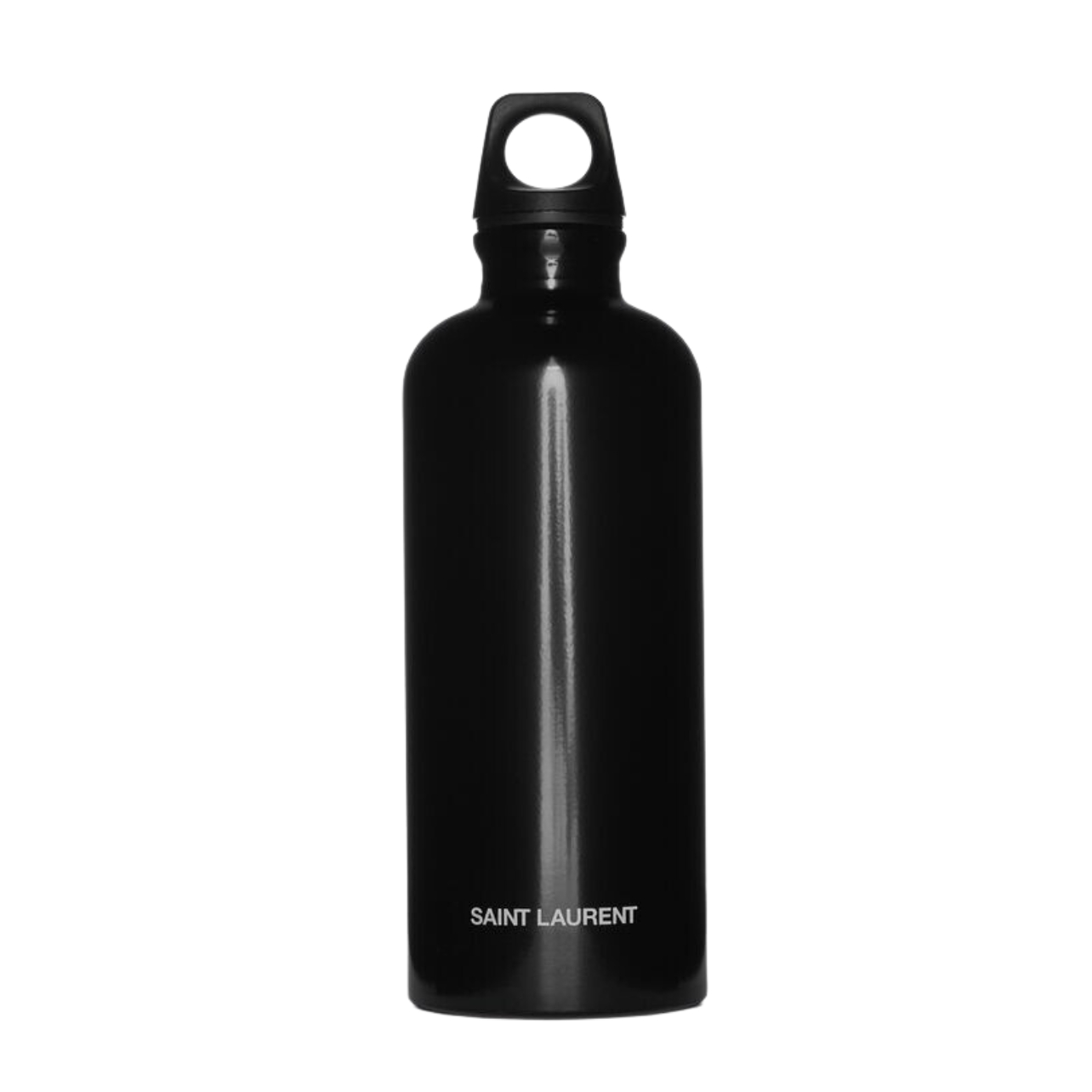 Black Saint Laurent aluminum bottle