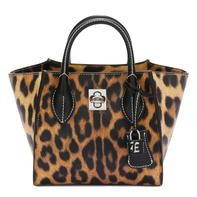 Ermanno Scervino animal print leather bag
