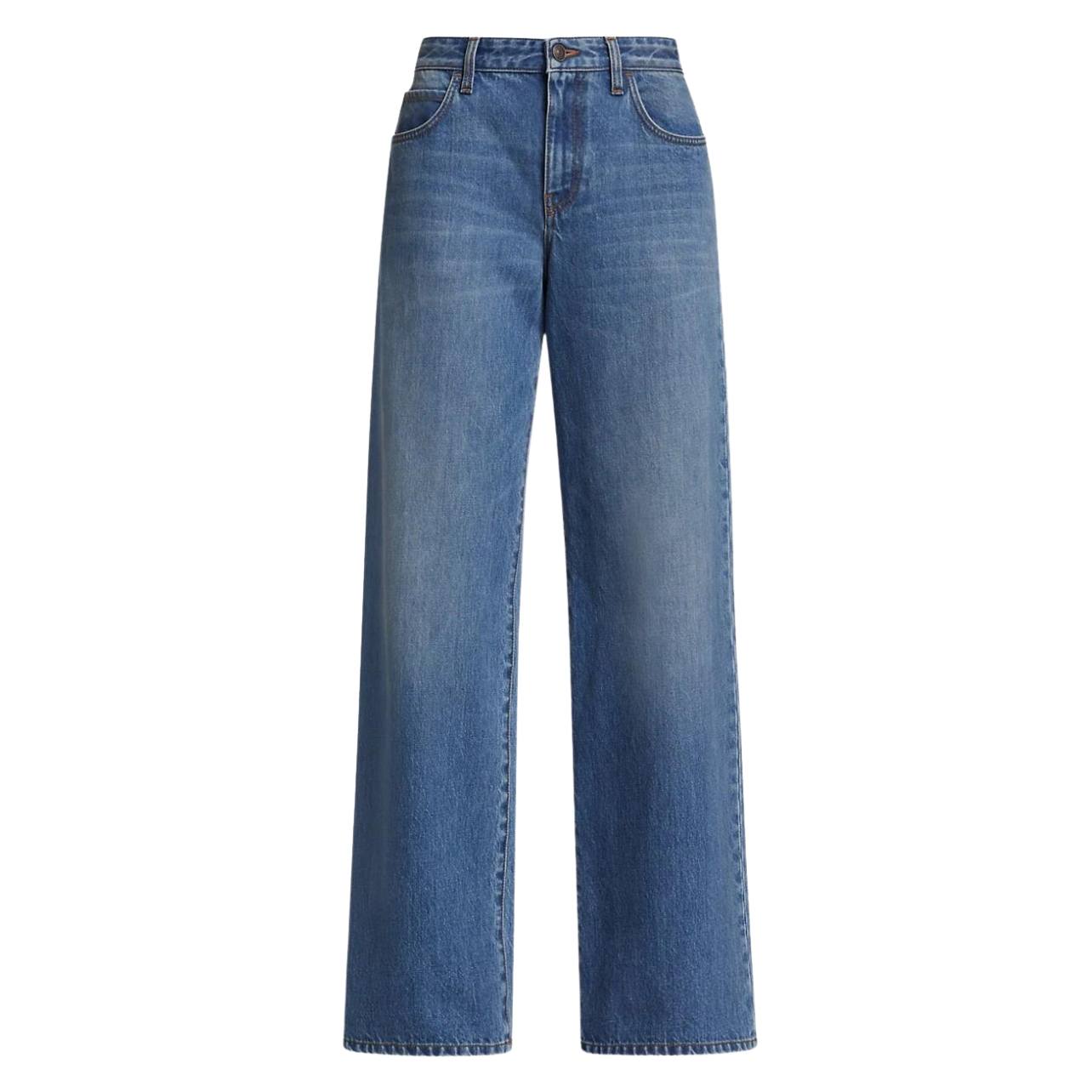 The Row blue denim oversized jeans from Saks Fifth Avenue