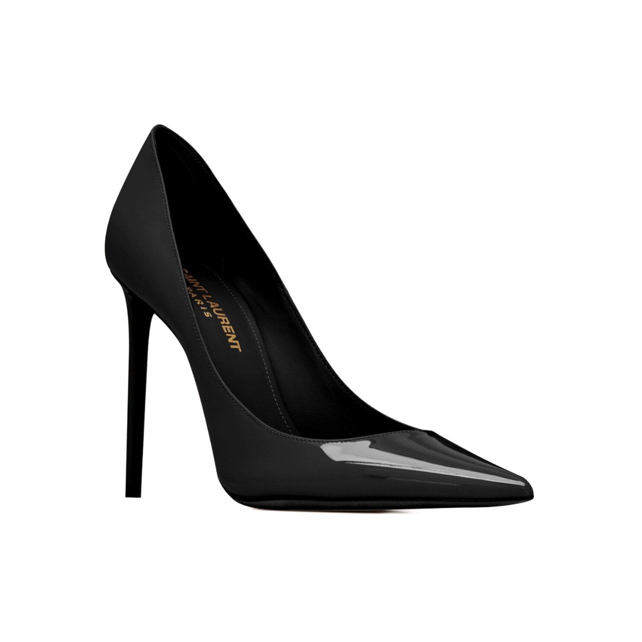 Black patent leather Saint Laurent pumps