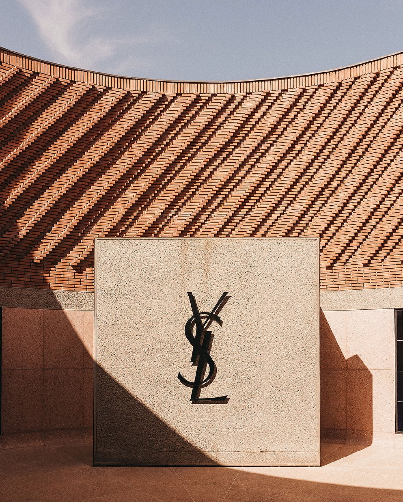 Portrait of the Yves Saint Laurent Museum from last year’s Modern Adventure trip to Morocco with chef Nyesha Arrington