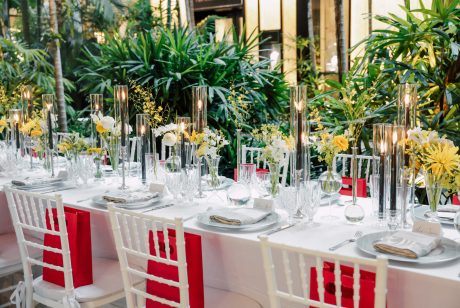 Bal Harbour Shops X Ferragamo designed tablescape