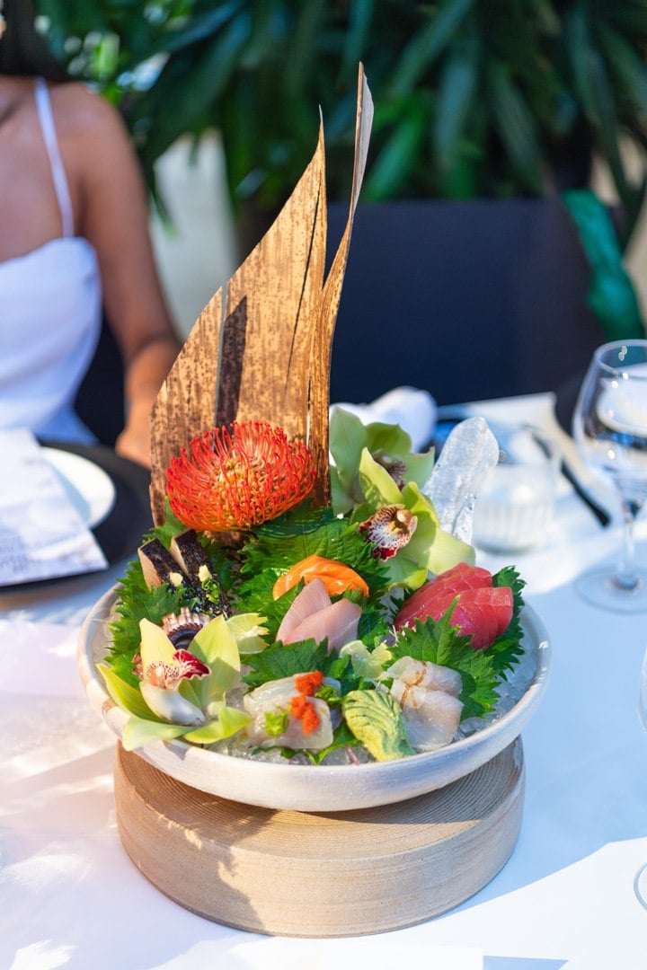 Makoto's sashimi platter