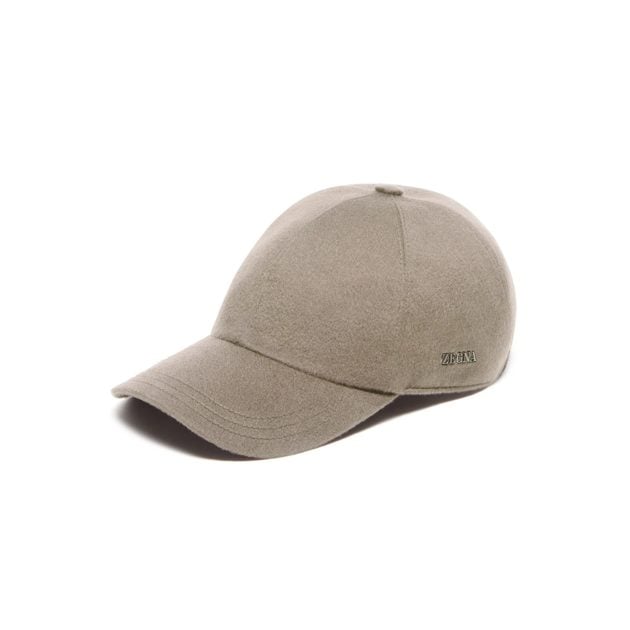 Zegna beige Oasi cashmere baseball cap