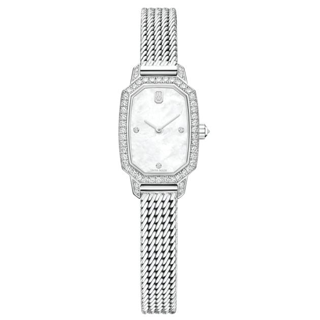 Harry Winston emerald timepiece with diamonds