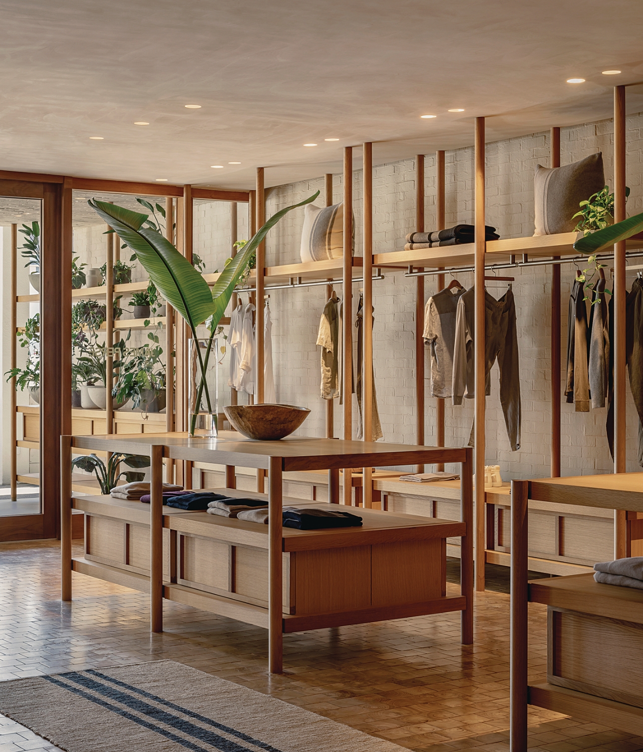 Interior image of the James Perse store at Bal Harbour Shops