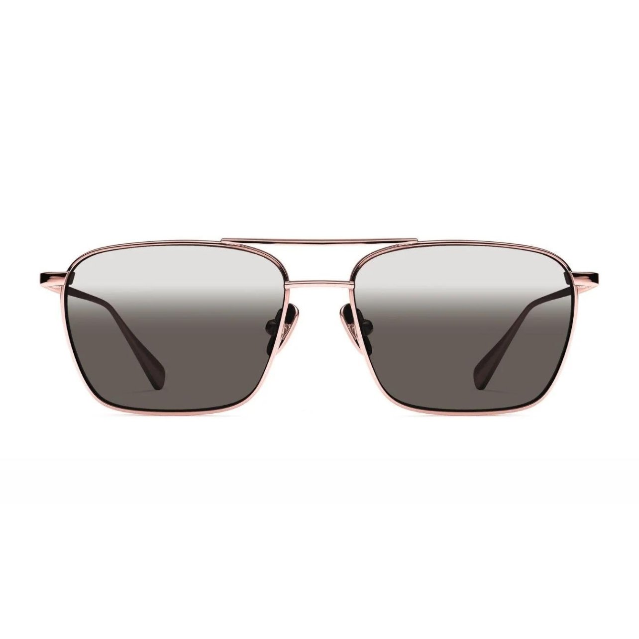 Consider them your instant glam squad. A pair of statement sunnies like Morgenthal Frederics Hornet Sun glasses take the elements of a traditional aviator and make them glow with rose gold hardware.