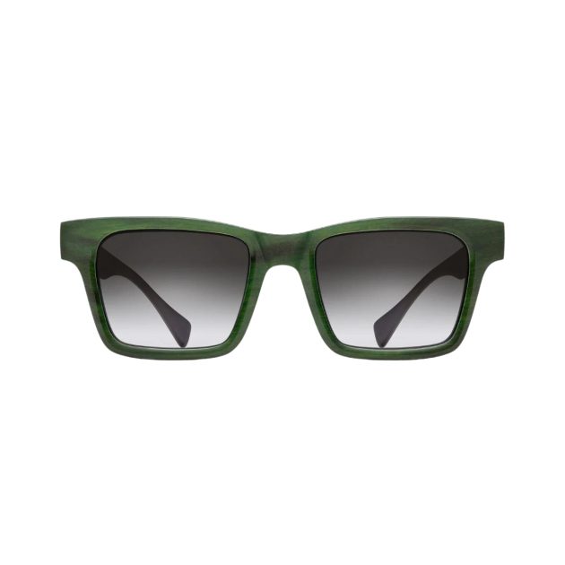 Morgenthal Frederics green 1950s inspired Horn sunglasses