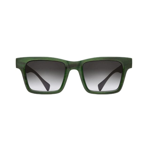 Morgenthal Frederics green 1950s inspired Horn sunglasses