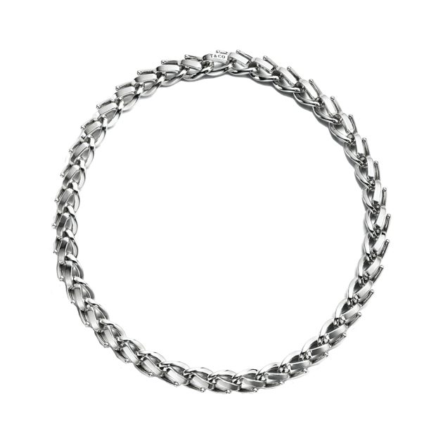 Tiffany & Co. Silver Forged necklace