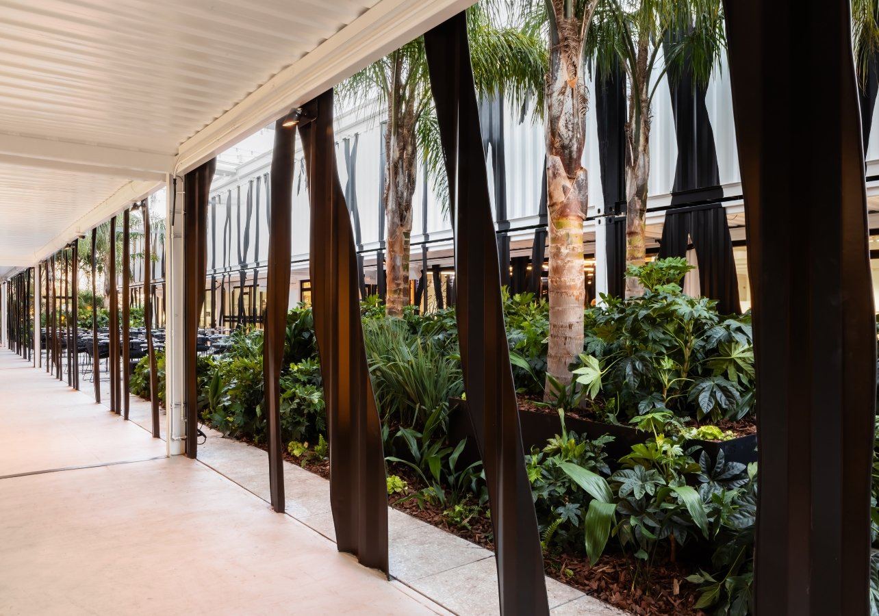 A view of the inside of Bal Harbour Shops Access Pop-up