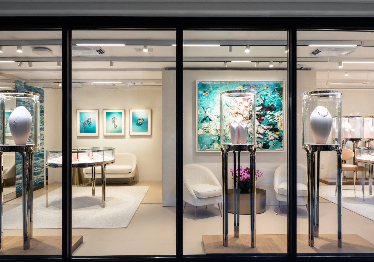 The Tiffany & Co. storefront at the Bal Harbour Shops Access Pop-up