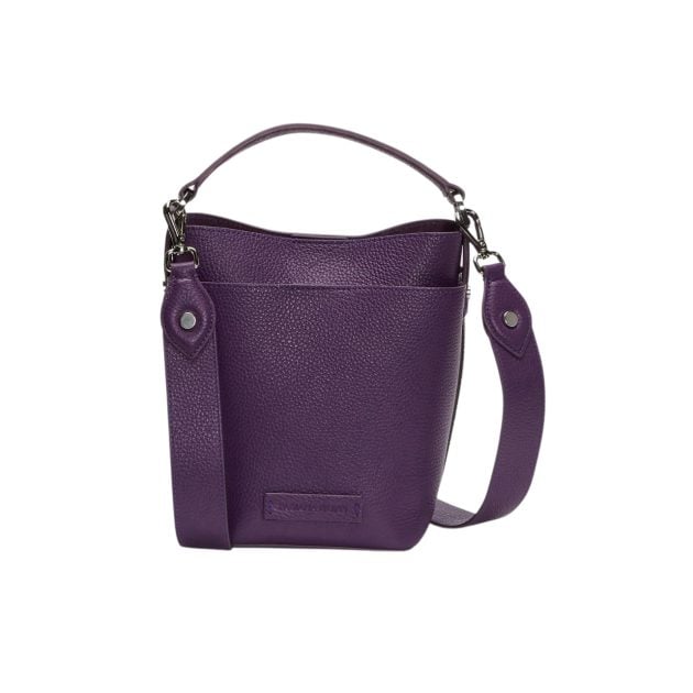 Fabiana Fillipi leather bucket bag in purple
