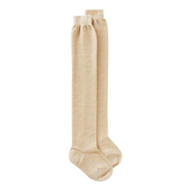 Loro Piana beige thigh high tights