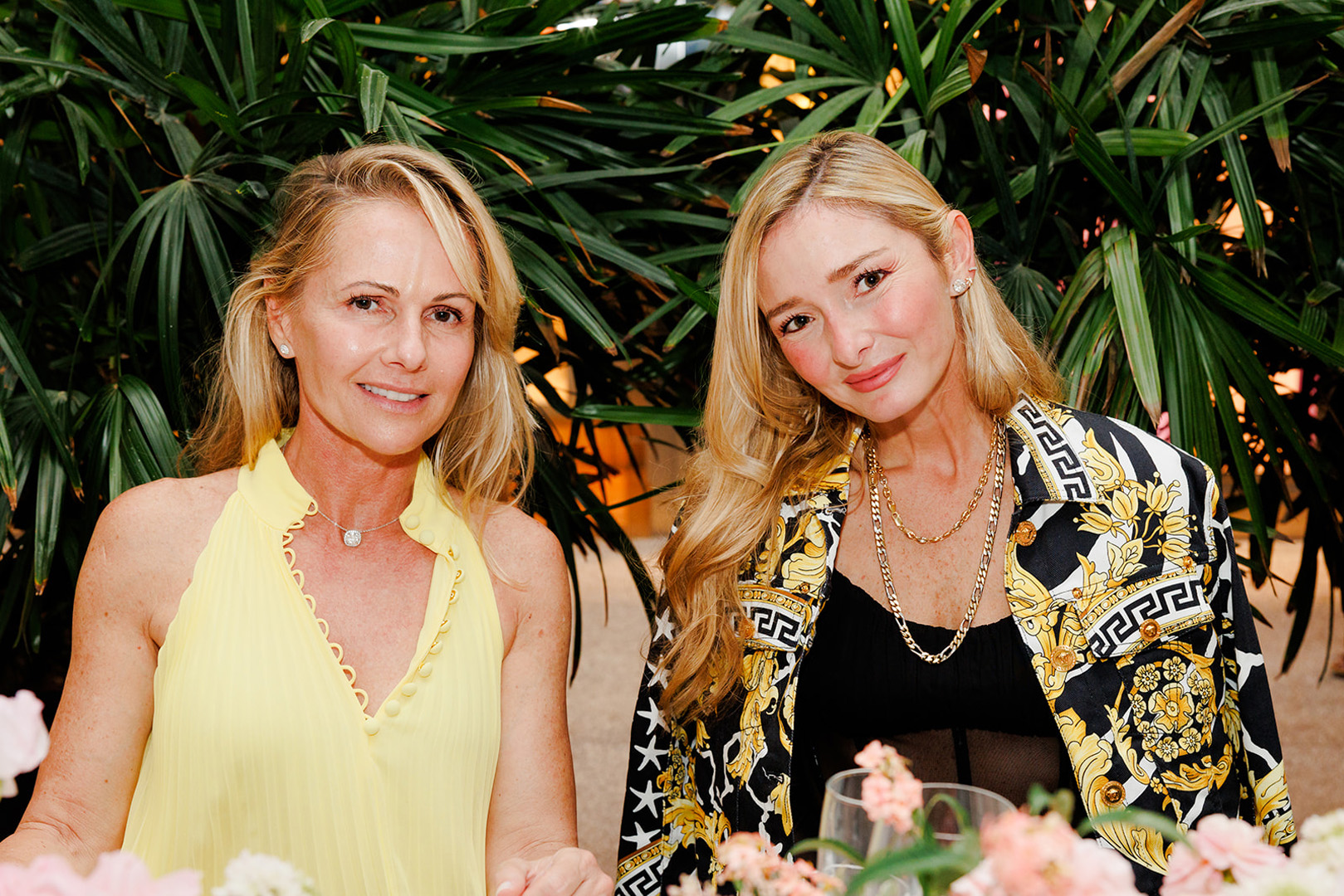 Guests in attendance enjoyed a private cocktail and dinner celebration with Versace