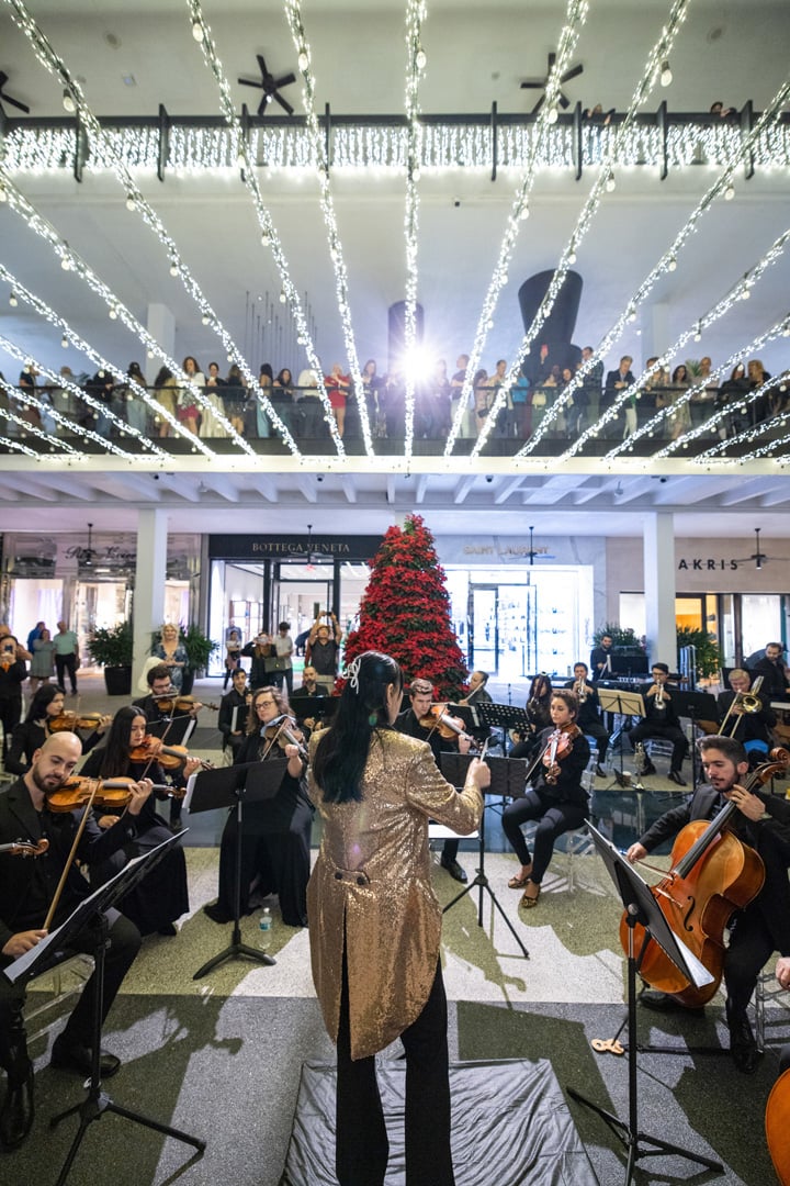 South Florida Symphony Orchestra performance in the Center Courtyard