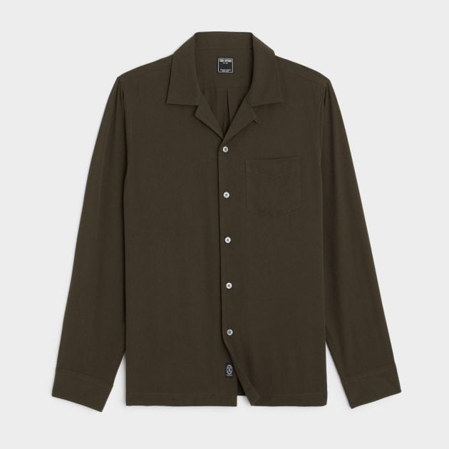 Todd Snyder olive long sleeve shirt