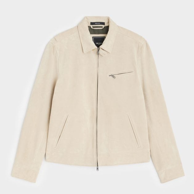 Todd Snyder classic suede taupe Dean jacket