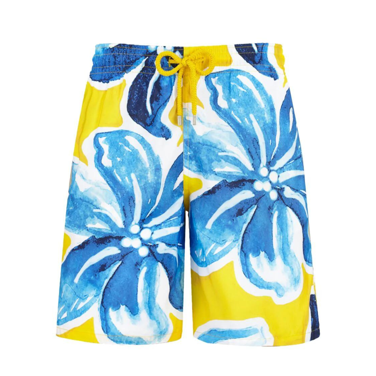 Vilebrequin floral printed long ultra-light swim trunks for men