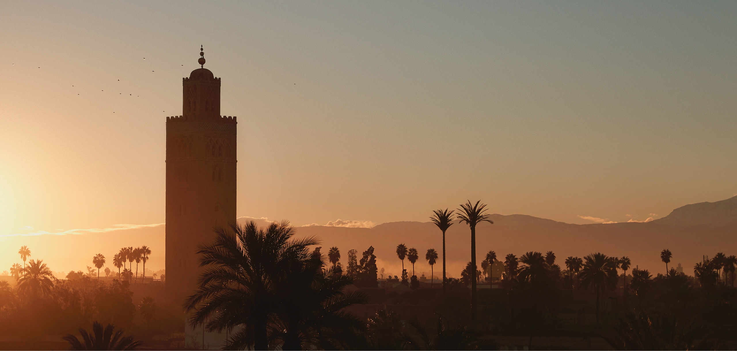 A look at Marrakech’s old city during sunset