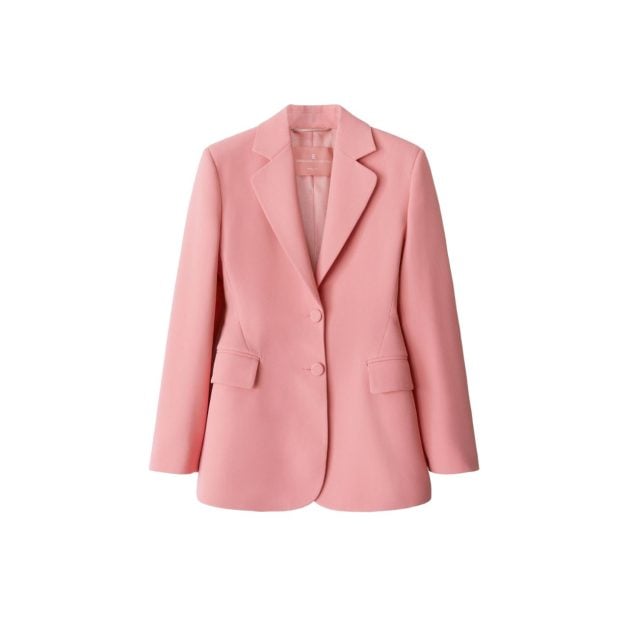 Pink Ermanno Scervino cady sculptured blazer jacket