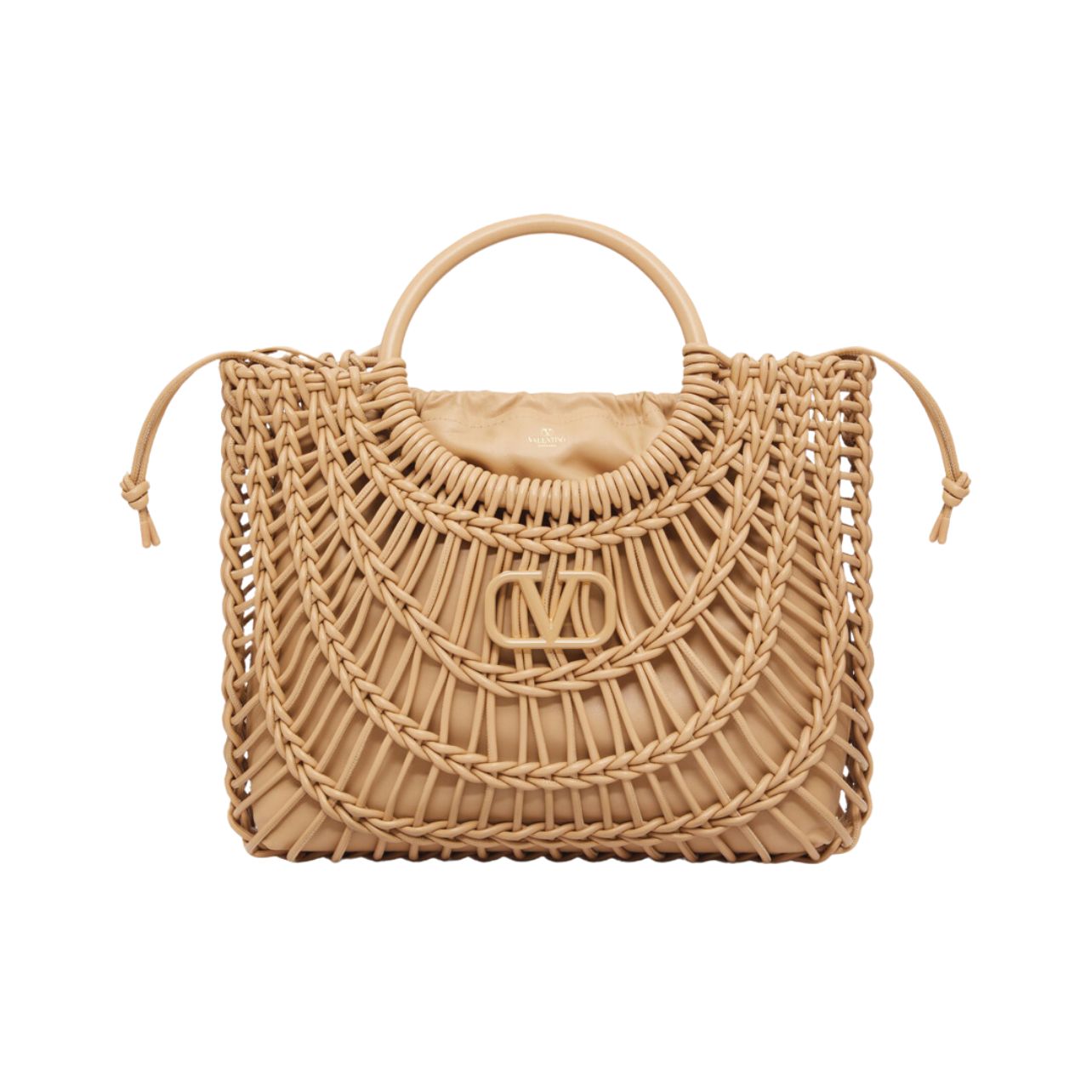 Allknots woven leather shopper bag