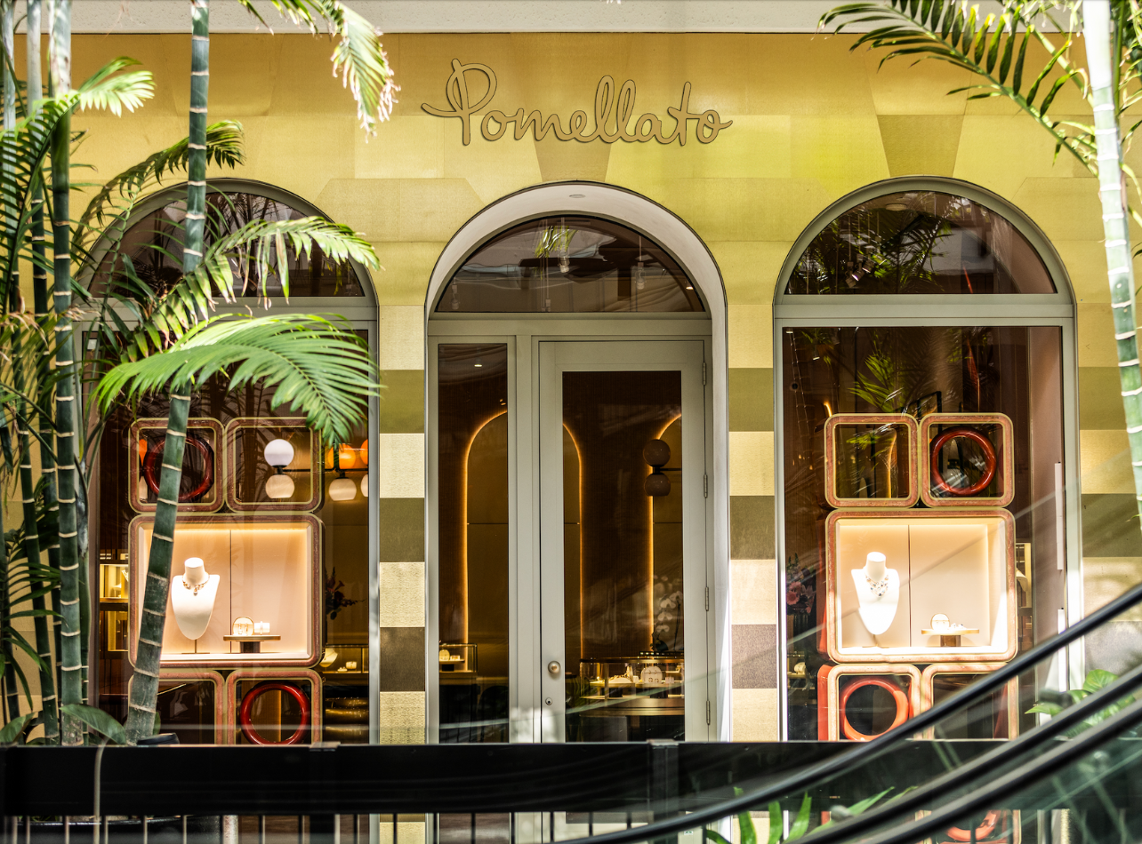 Pomellato newly opened Bal Harbour Shops Boutique storefront