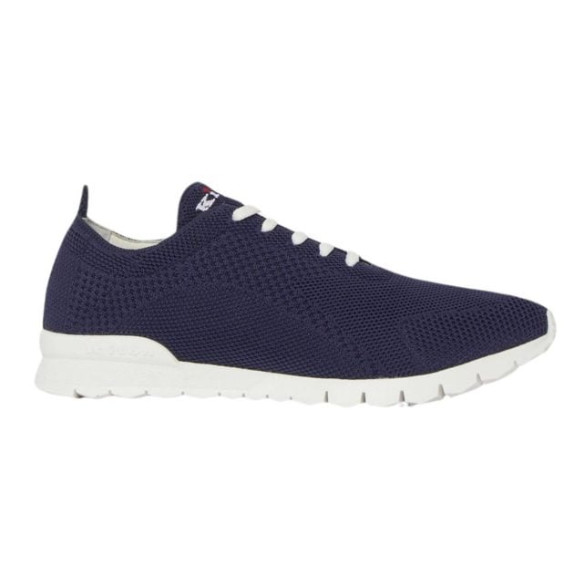 Kiton navy cotton sneakers