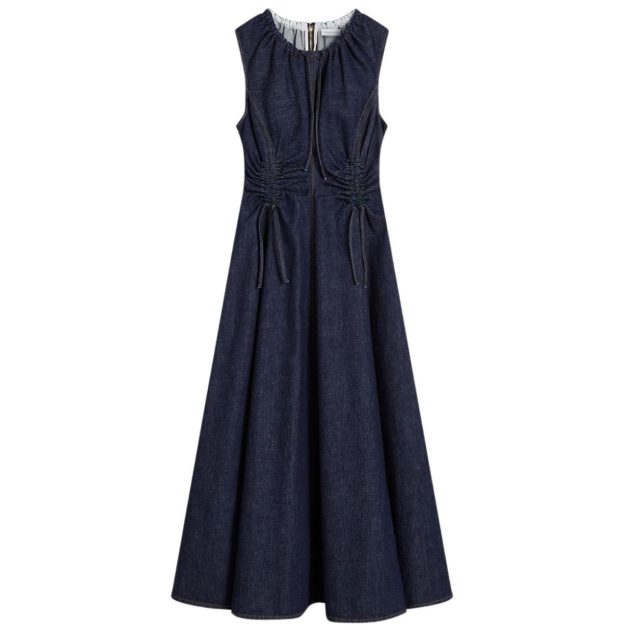 Scanlan Theodore denim cargo dress