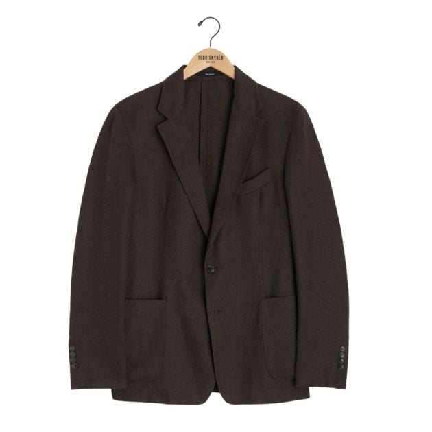 Brown Basketweave Sport Coat