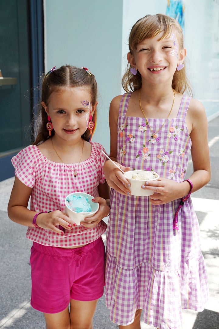 Children enjoying Ice Cream We Love weekend