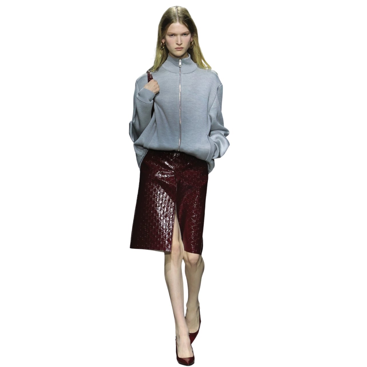 Gucci look from their spring summer collection on model