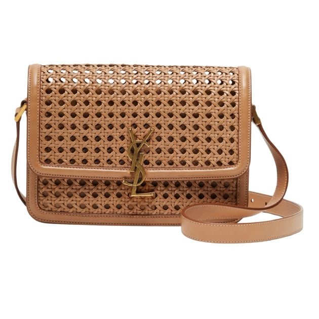 Saint Laurent crossbody bag in cane work leather