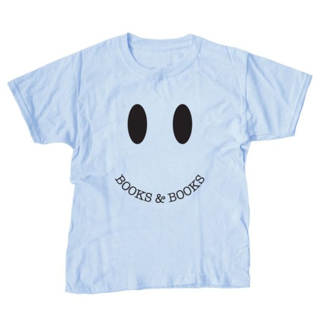 Books & Books tee with black smiley face