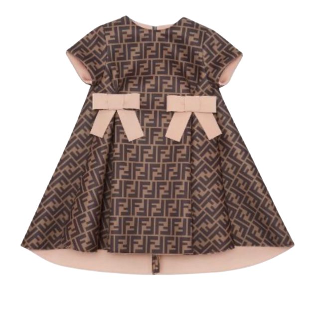 Fendi dress with fendi logo all over