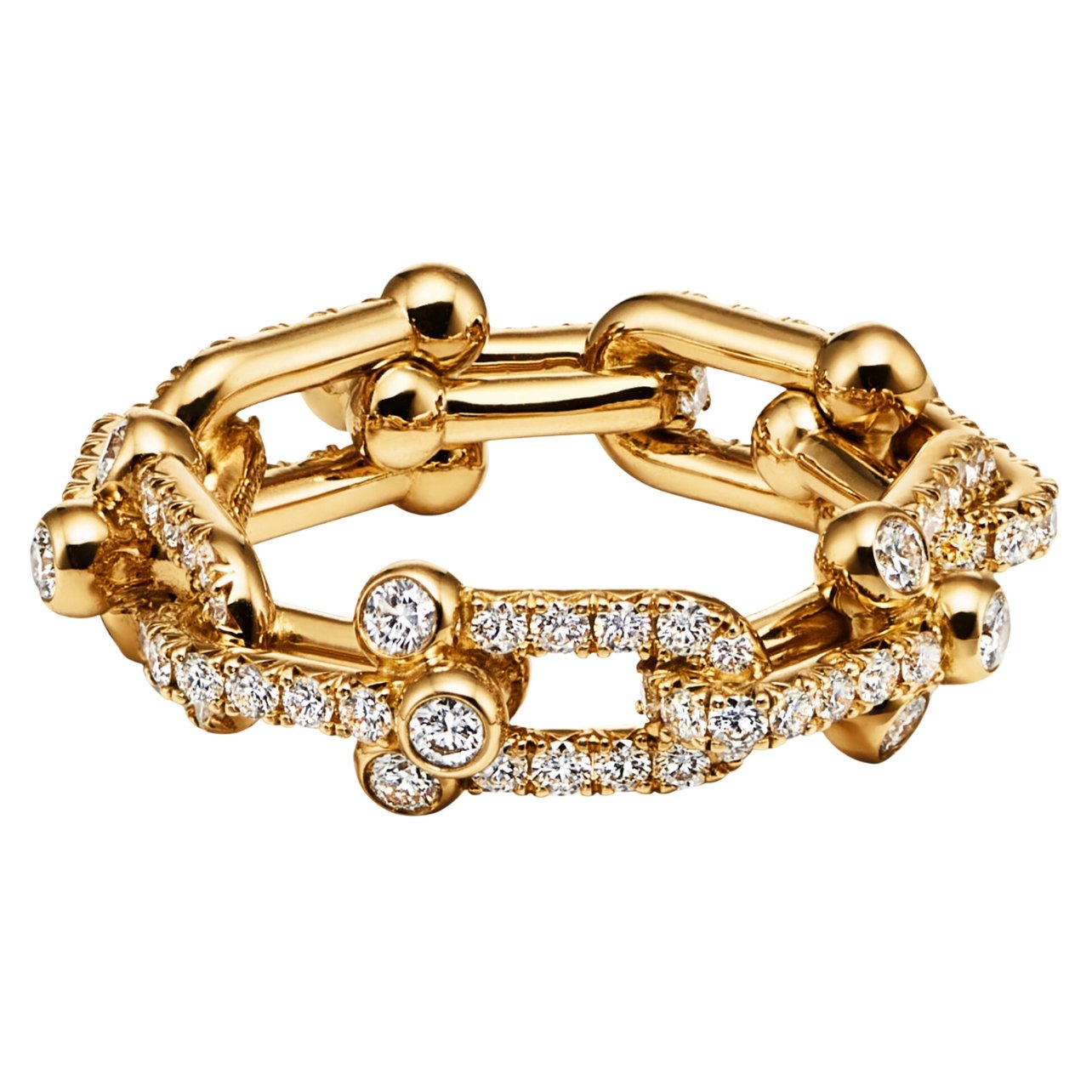 Tiffany & Co. Yellow gold ring with diamonds