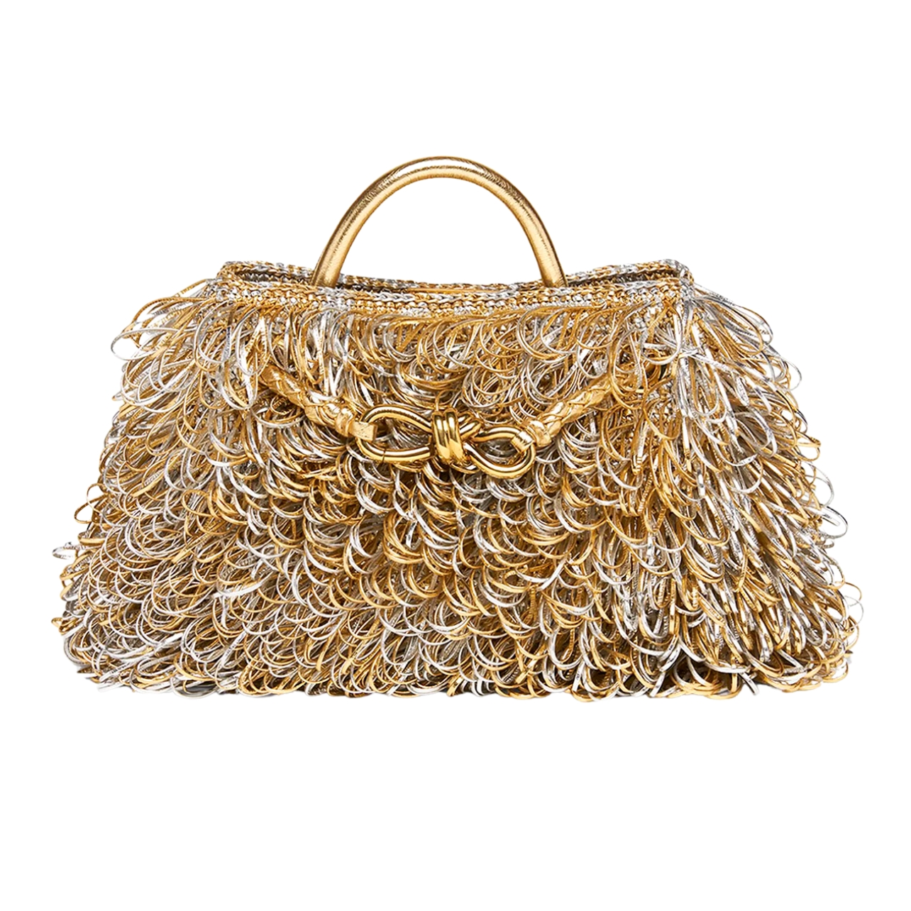 Bottega Veneta gold bag