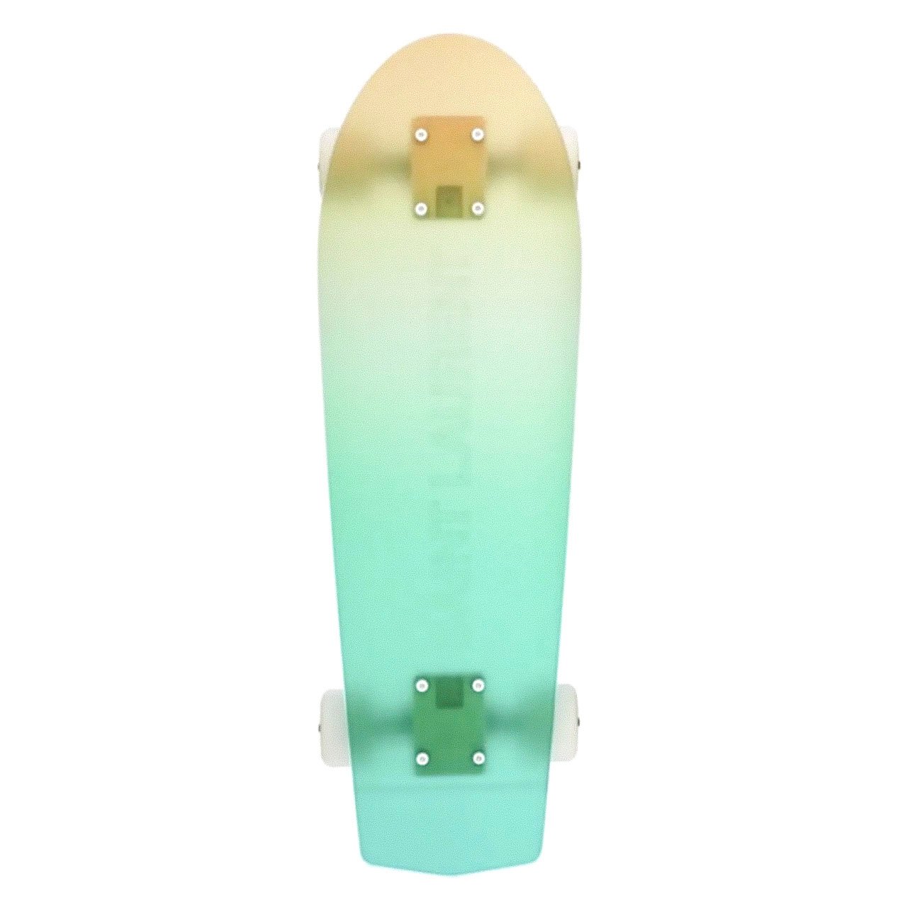 Saint Laurent yellow and green skateboard