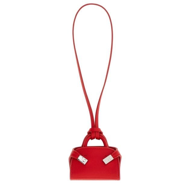 Ferragamo mini red handbag charm