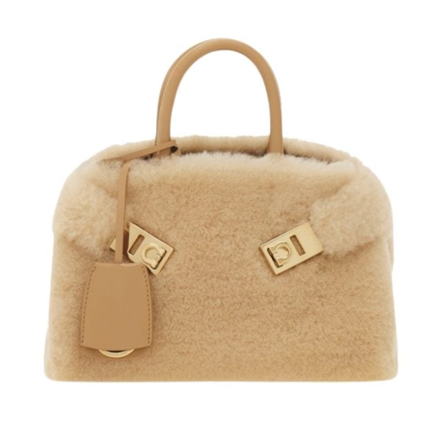 Ferragamo cream bag