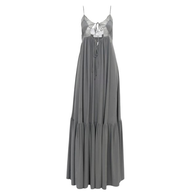 Chloé long gray dress