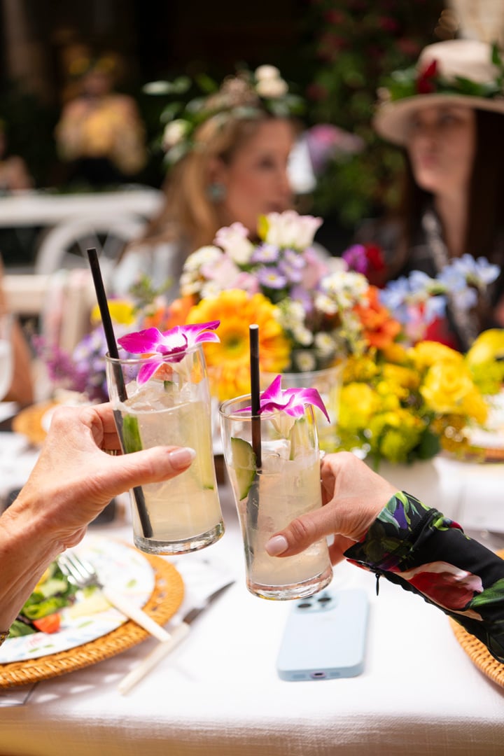 Guests enjoyed sips by UNA Vodka