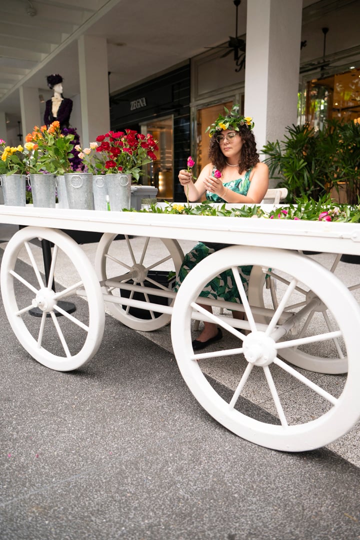 Bal Harbour Shops Garden Party in celebration of the global launch of Fleurs de Villes Downton Abbey, hosted with Gigi Whitman
