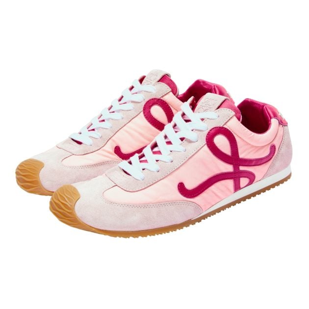 Loewe ballet runners in multiple shades of pink