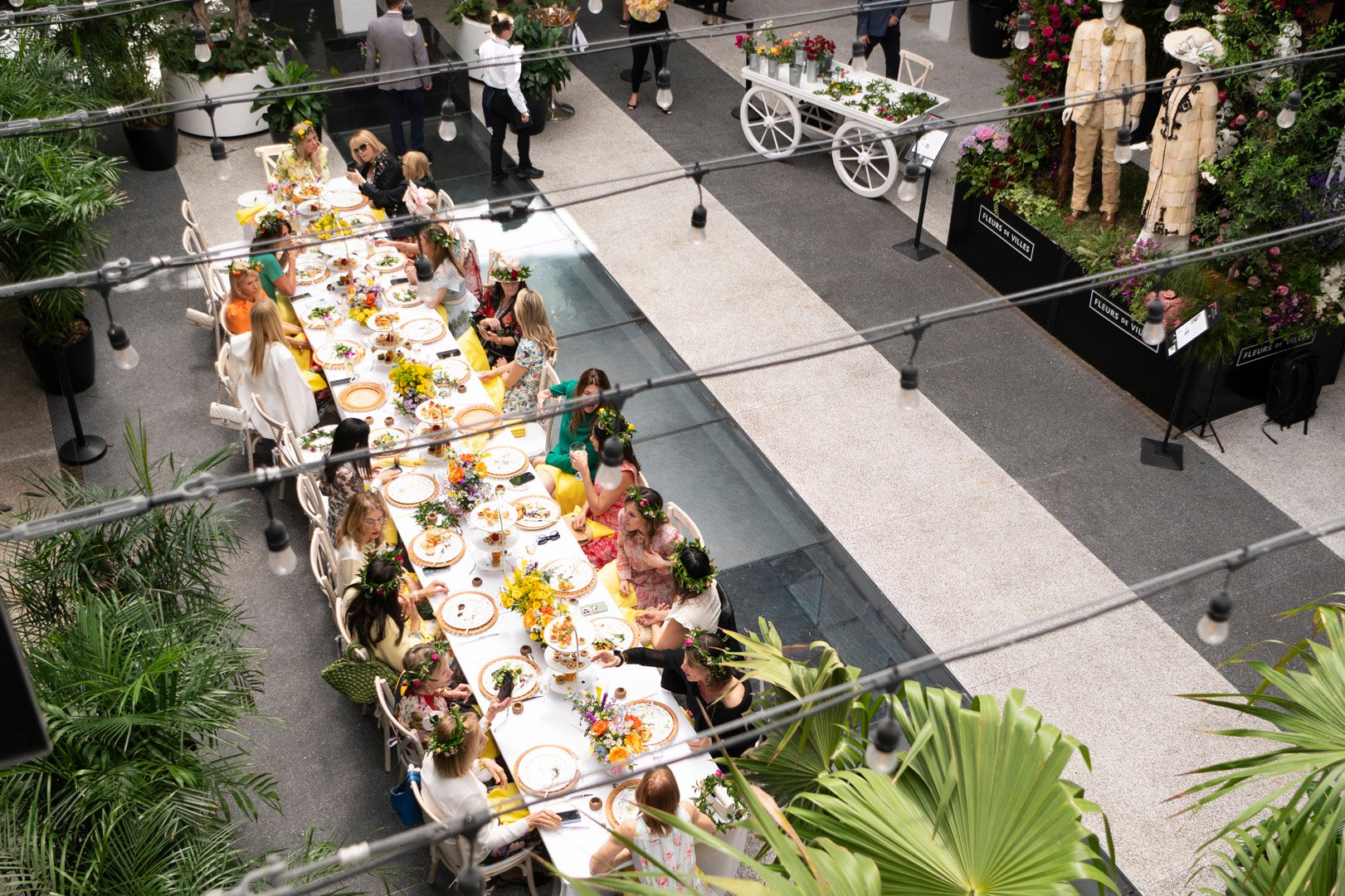 Bal Harbour Shops Garden Party in celebration of the global launch of Fleurs de Villes Downton Abbey, hosted with Gigi Whitman