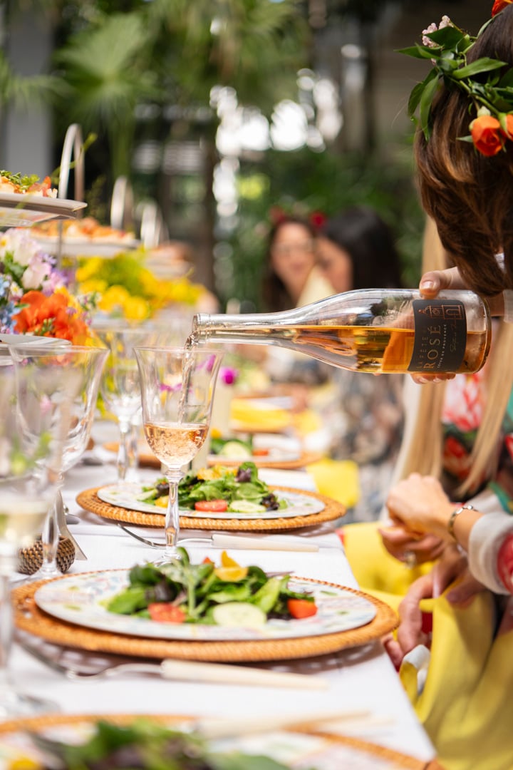 Guests enjoyed sips by La Fête Wine Company including La Fête du Rosé