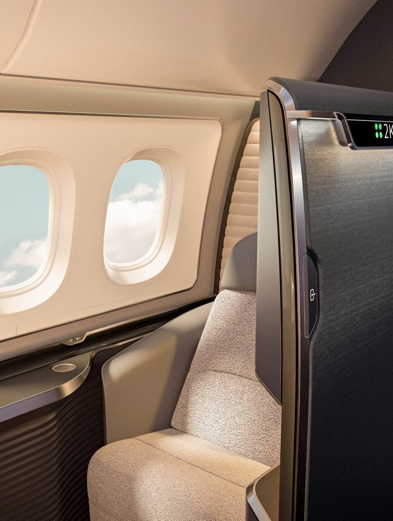 Photo of British Airways first class private window seat