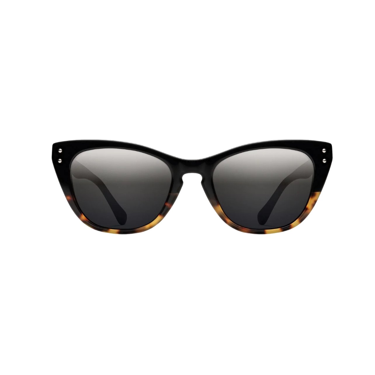 Morgenthal Frederics sunglasses with a sleek design, featuring black and tortoise shell accents