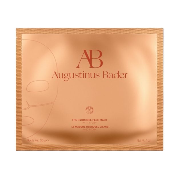 Augustinus Bader hydrogel face mask with rose gold packaging