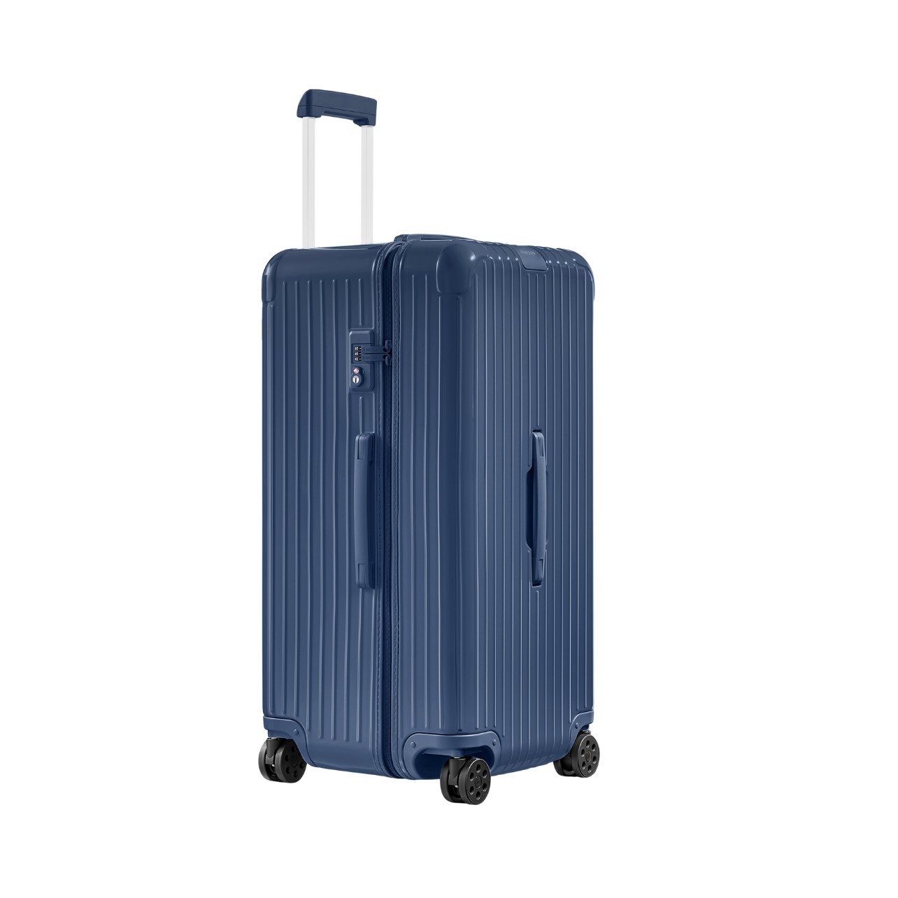 Rimowa blue suitcase trunk